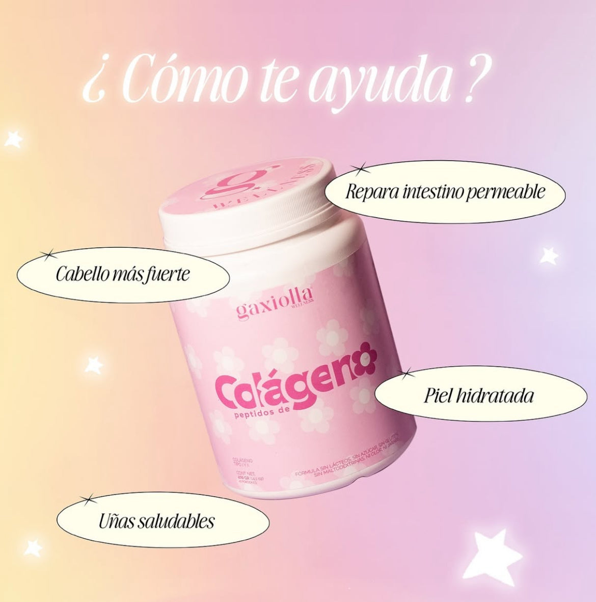 Péptidos bioactivos de colágeno 400 gr