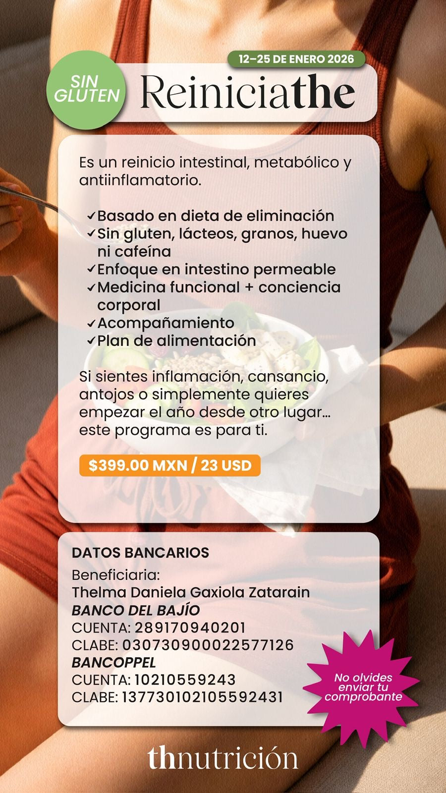 ReiniciaThe sin gluten